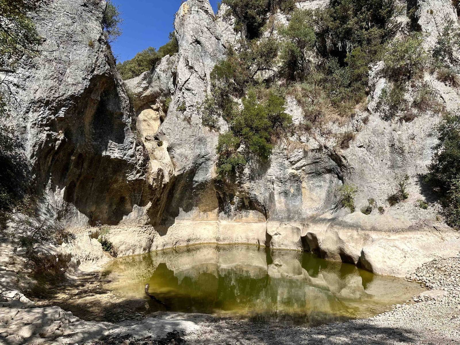 Le Gour de la Sompe en été 