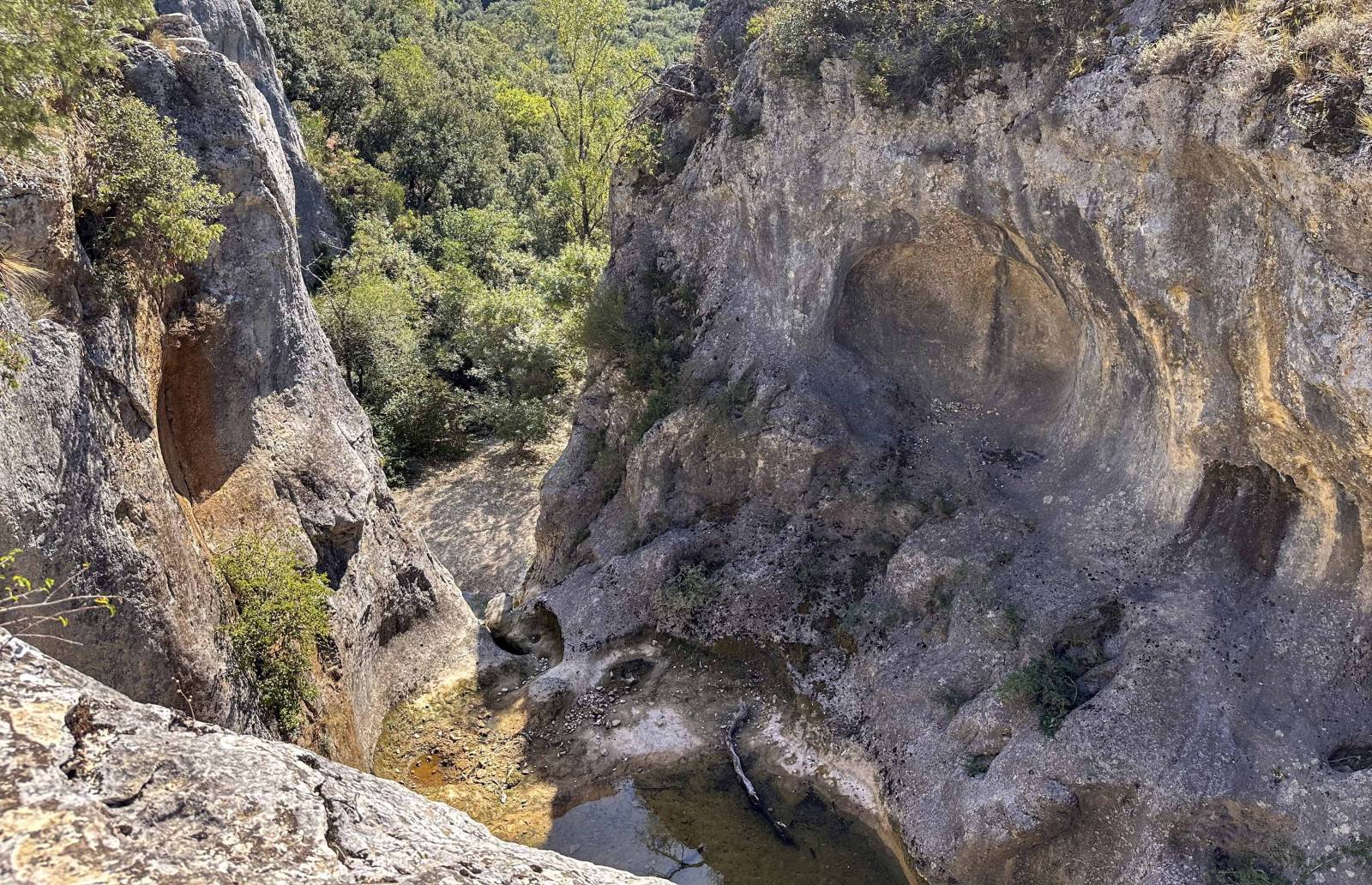 Le Gour de la Sompe en été 