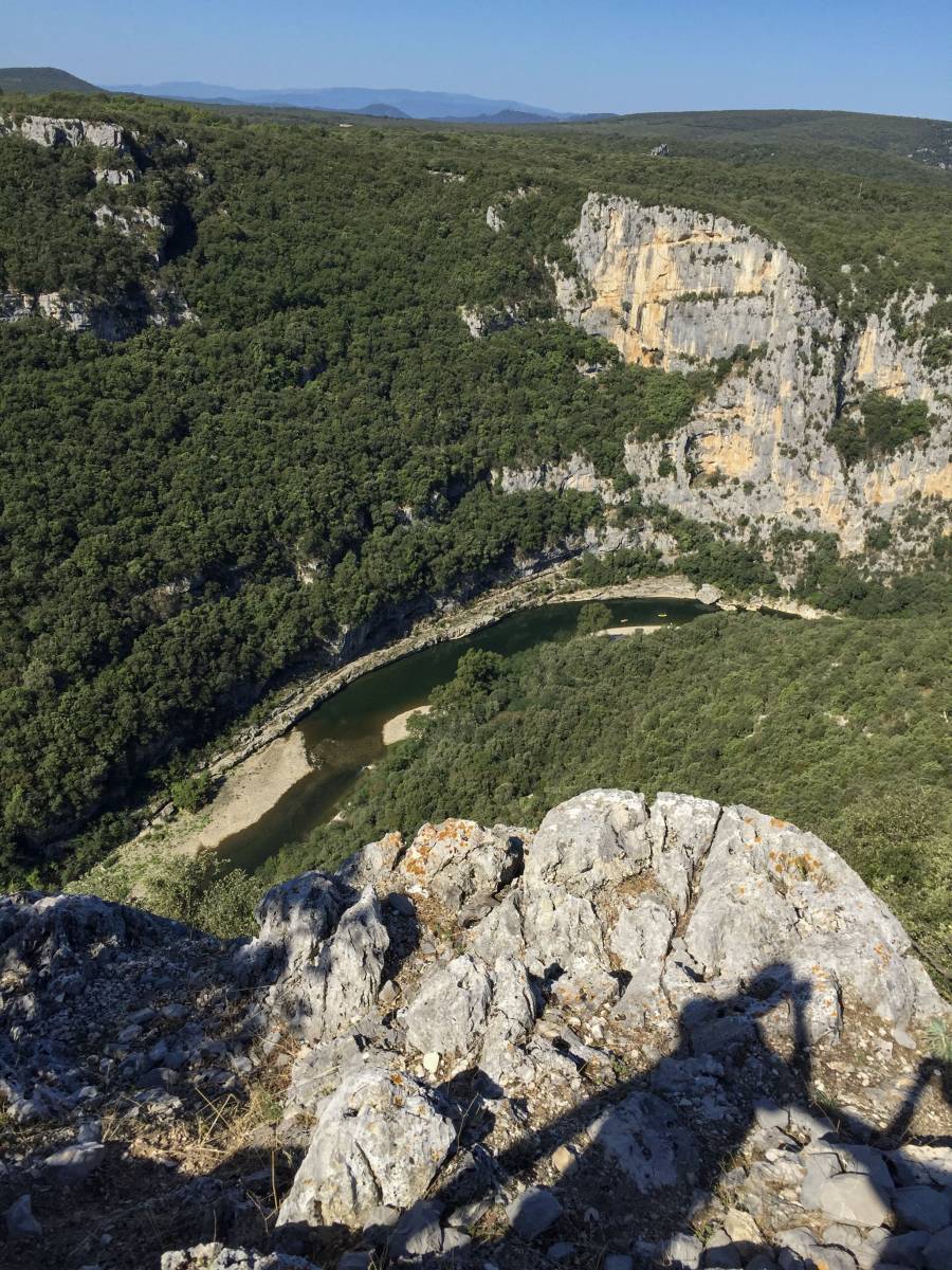 Les gorges de l'Ardèche