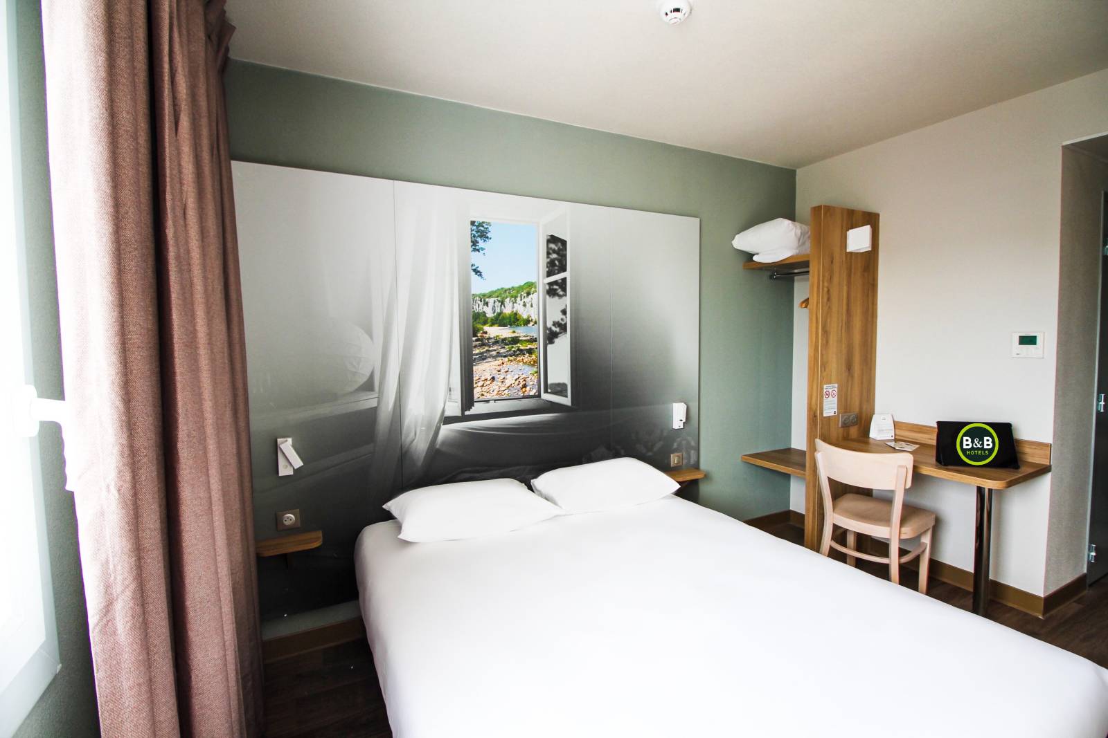 La chambre standard pour 2 personnes du B&B HOTEL Montélimar Sud à Montélimar