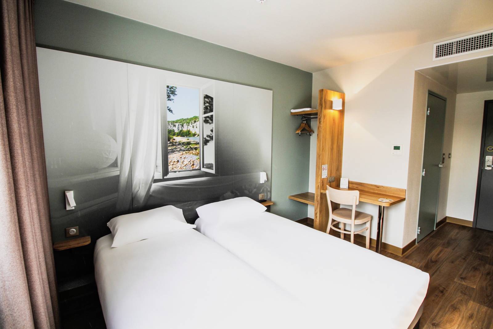 La chambre twin du B&B HOTEL Montélimar Sud à Montélimar