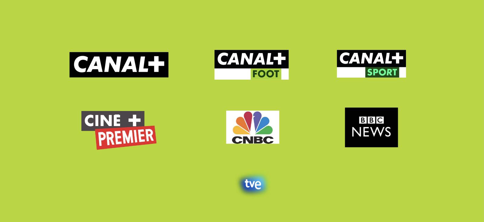 L'ensemble des chaines offertes par le B&B HOTEL Montélimar Sud à Montélimar en plus des chaines de la Tnt 