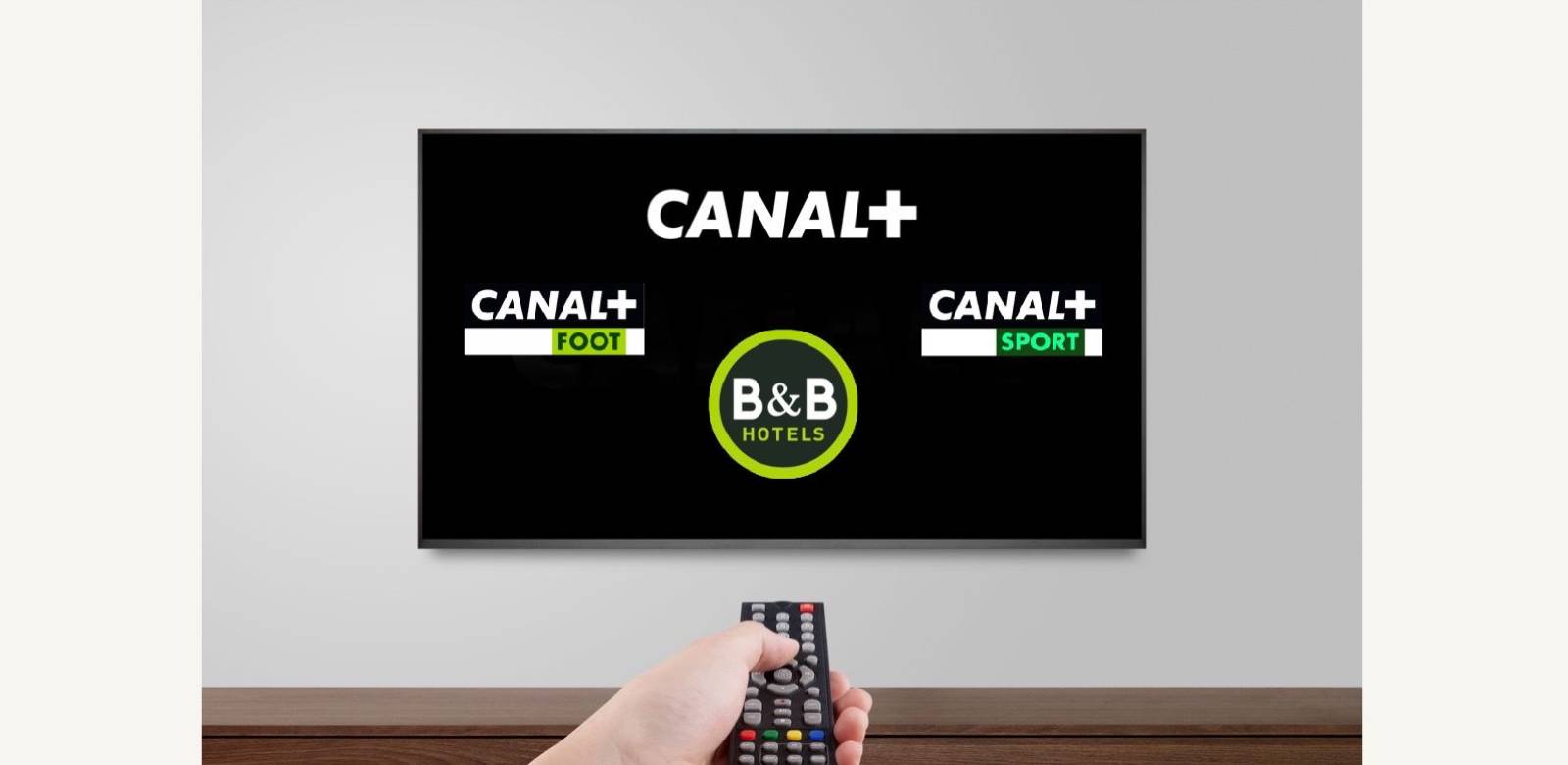 Les chaines Canal+, Canal+ Foot et Canal+ Sport sont diffusées au B&b HOTEL Montélimar Sud à Montélimar