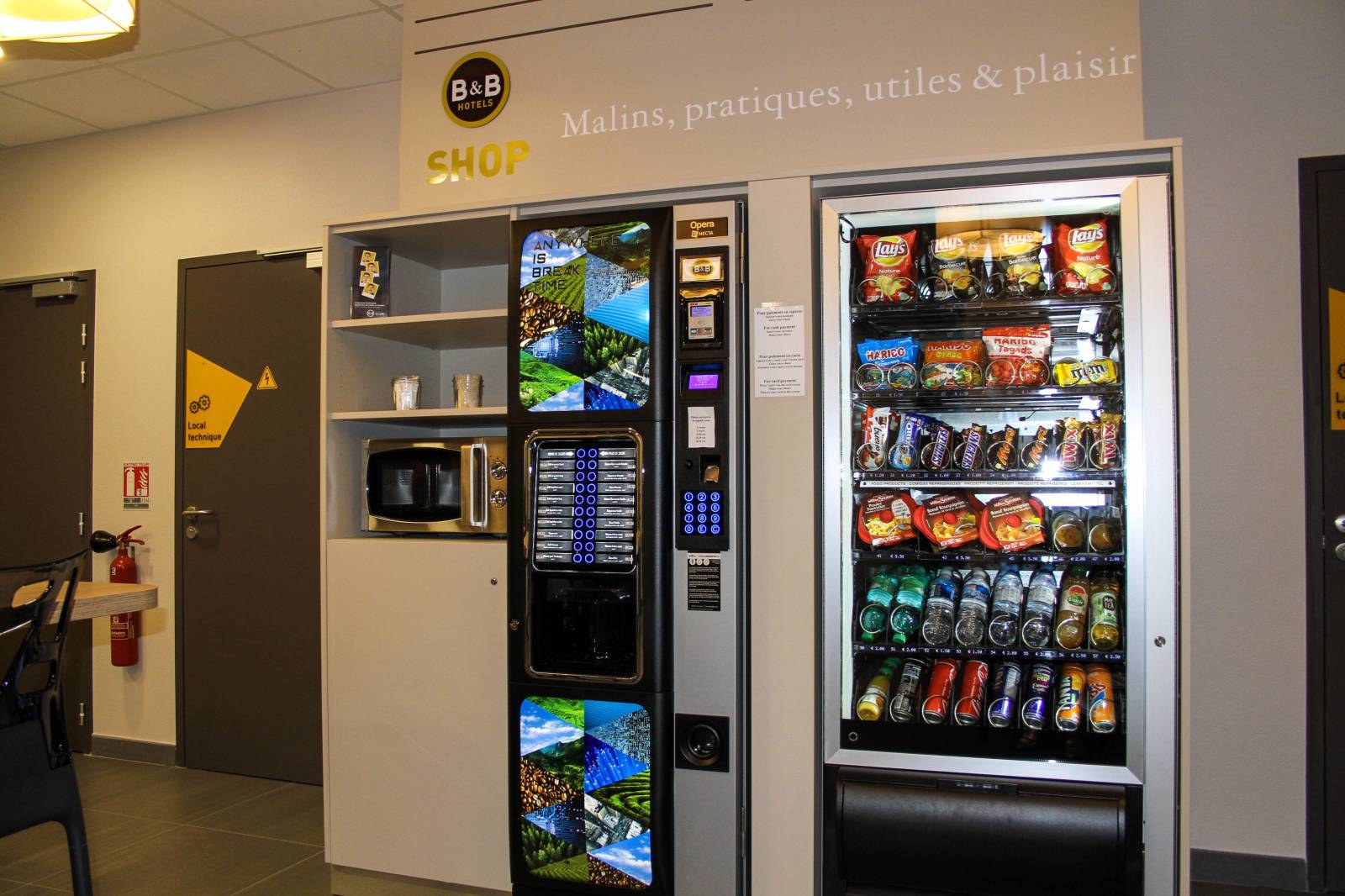 Le coin Snack de l'hôtel B&B Montélimar Sud à Montélimar