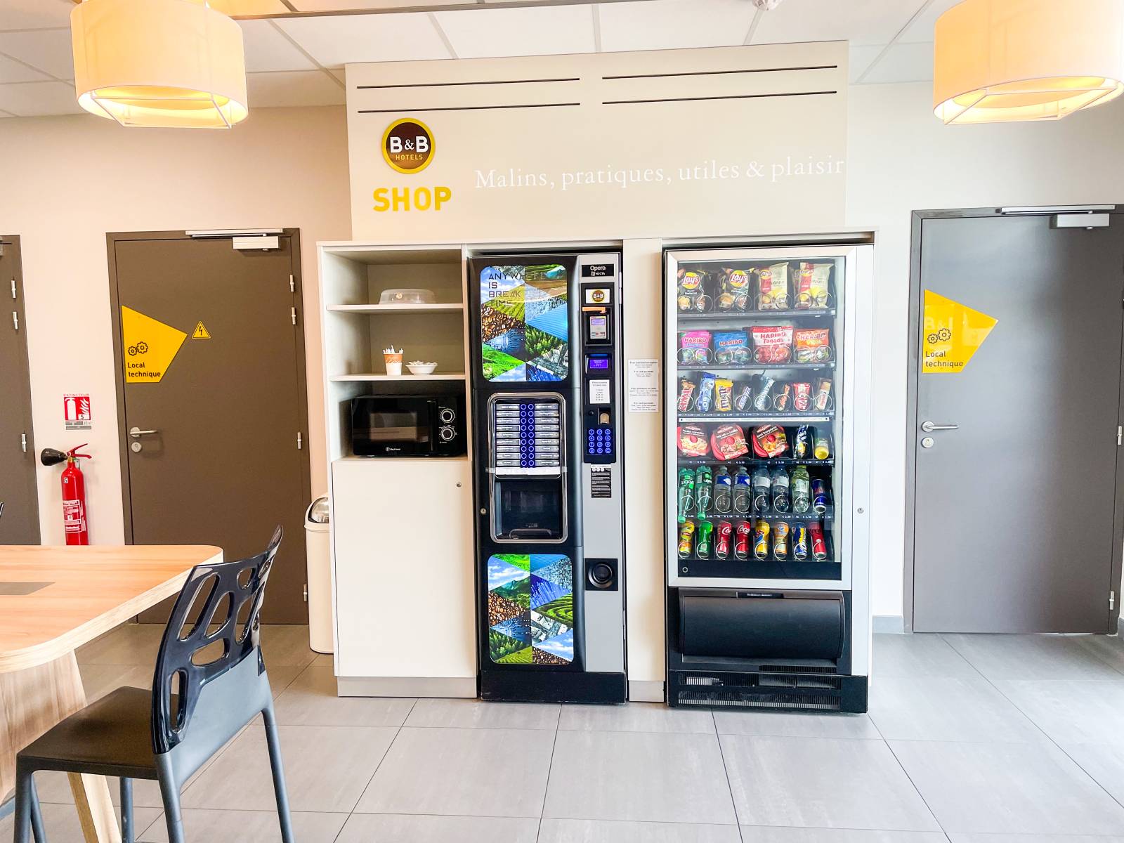 Pour un en-cas ou une fringale n'importe quand dans l'hôtel pas cher à Montélimar