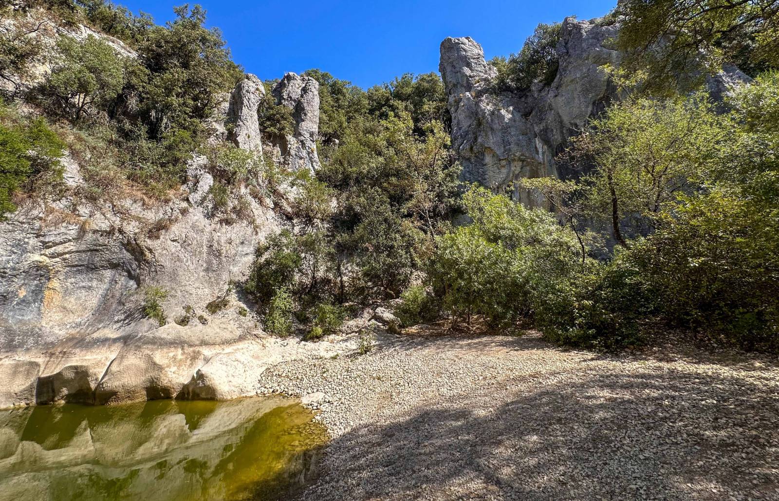 Le Gour de la Sompe en été 