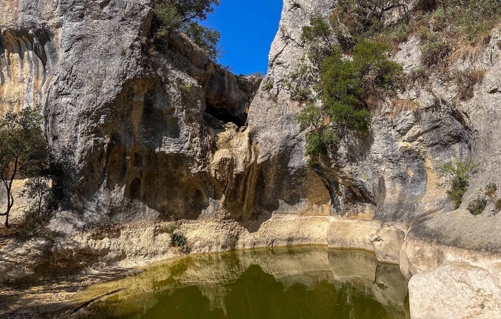 Le Gour de la Sompe en été 