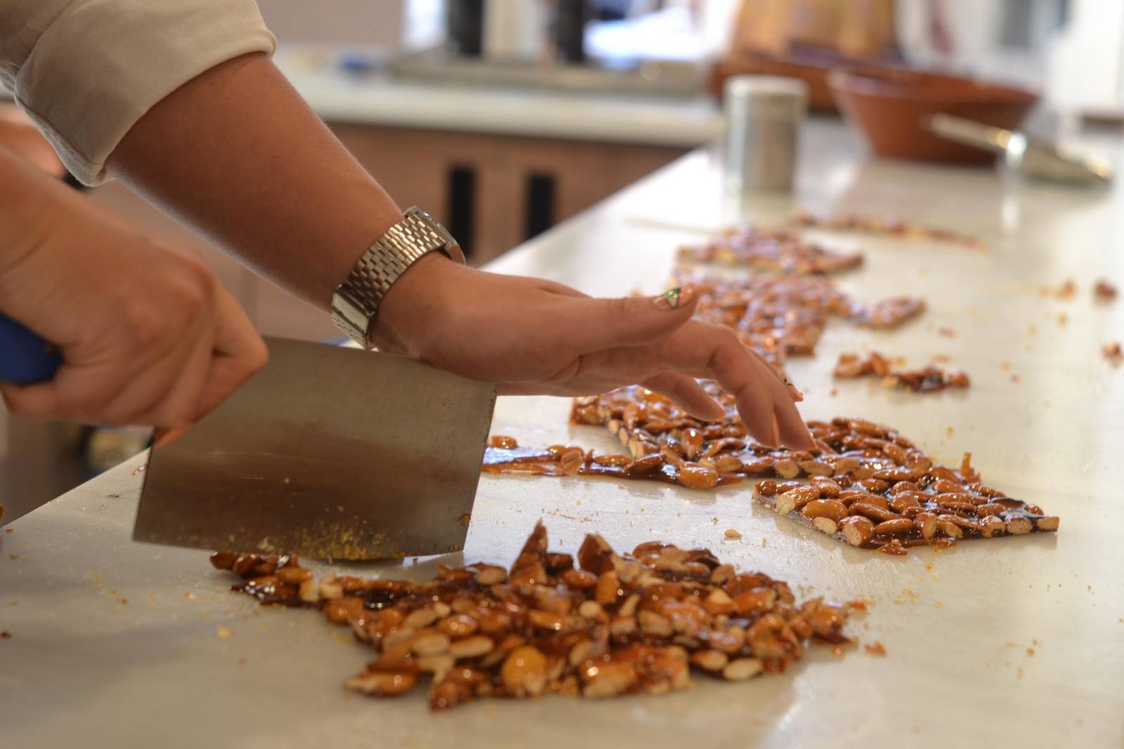 La fabrication du nougat à Montélimar
