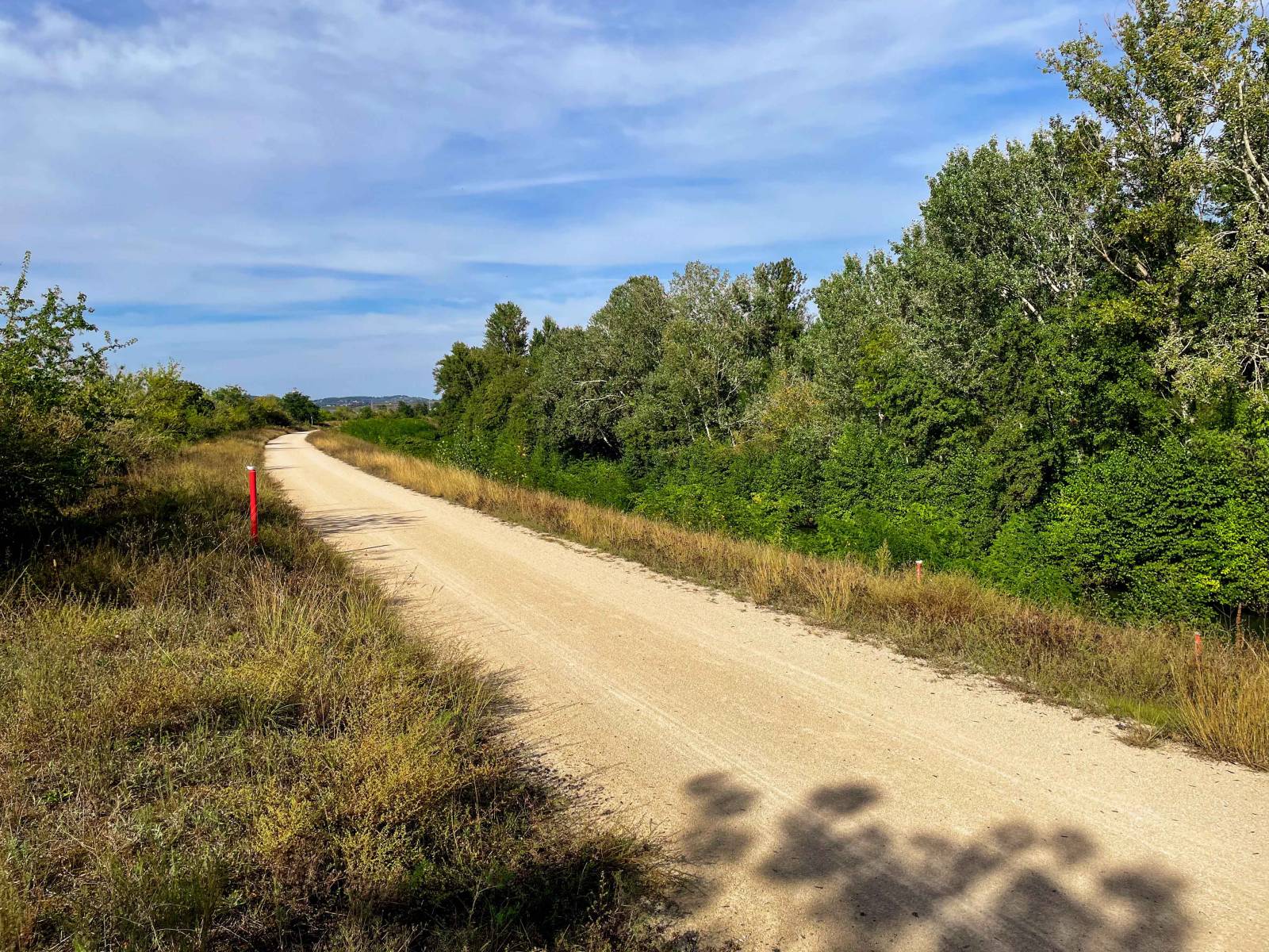 Le coté sauvage de la Viarhôna autour de Montélimar