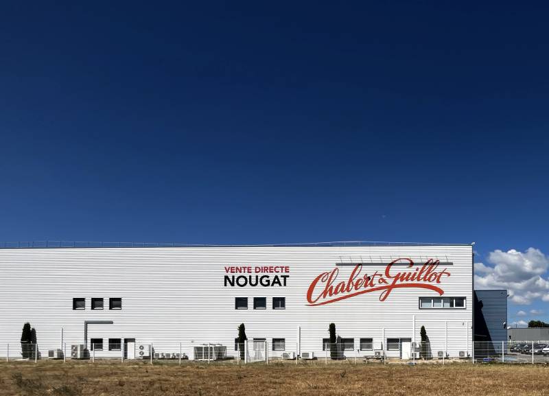 L'usine et le magasin d'usine nougat Montélimar Chabert et Guillot 